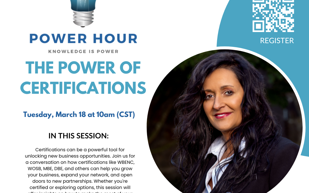Power Hour: The Power of Certifications