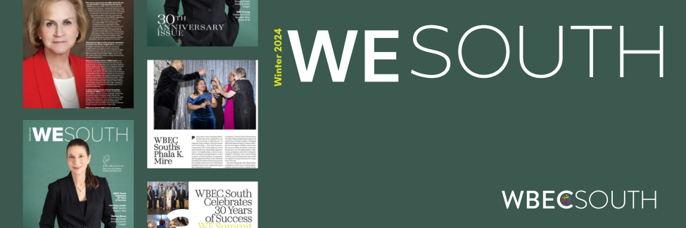 WE South Magazine Advertisment: Read all about Her in our latest issue! 