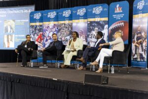 Theresa Jones on NFL Panel Photo