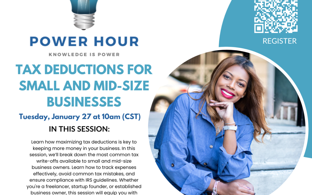 Power Hour: Tax Deductions for Small and Mid-Size Businesses