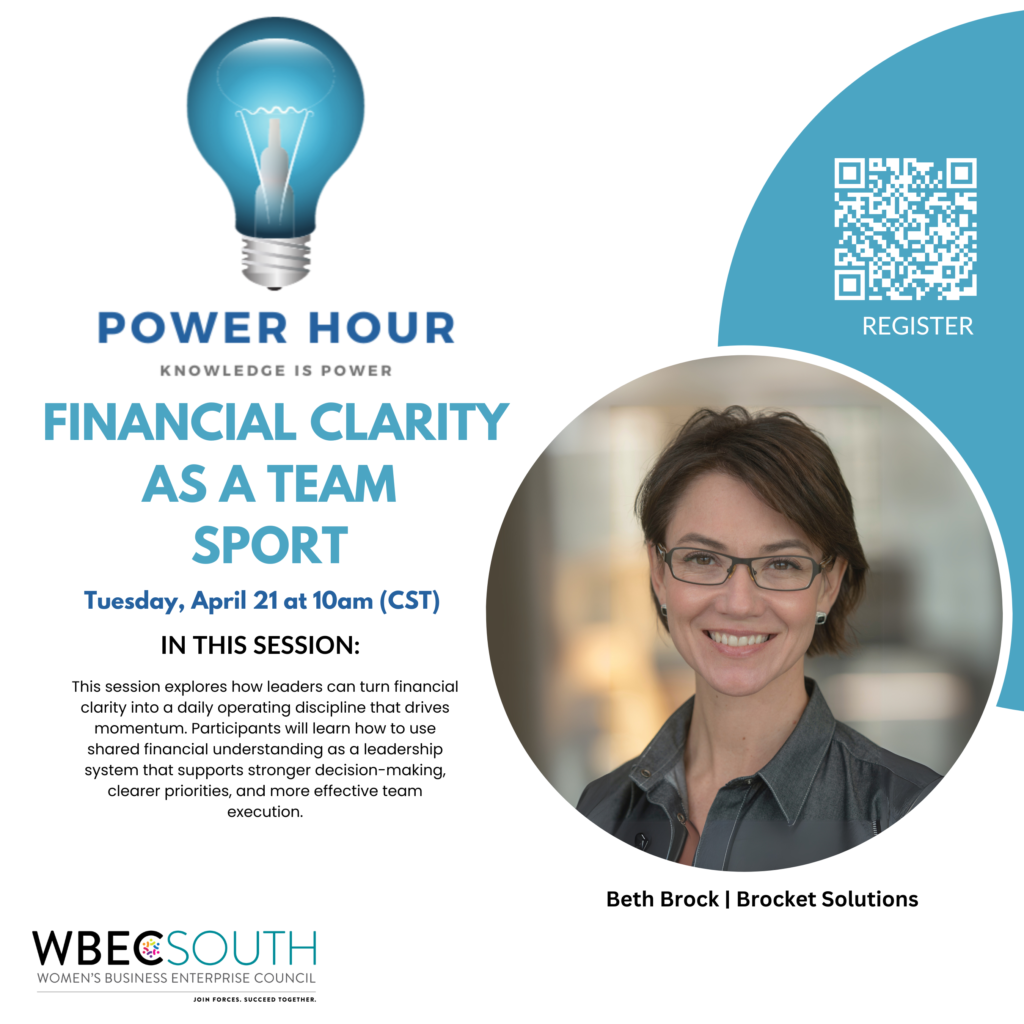 Power Hour: Financial Clarity as a Team Sport | 4/21/26