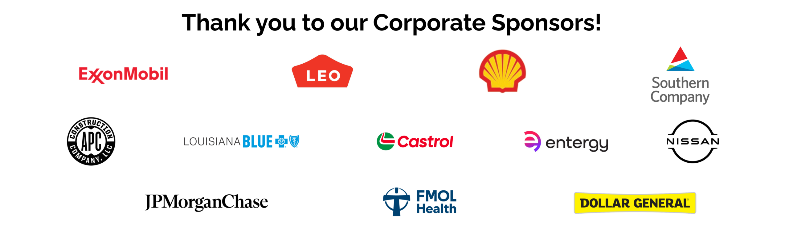 Corporate Sponsor Logos